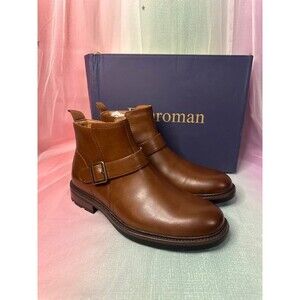 Men's Motorcycle Style Ankle Boots